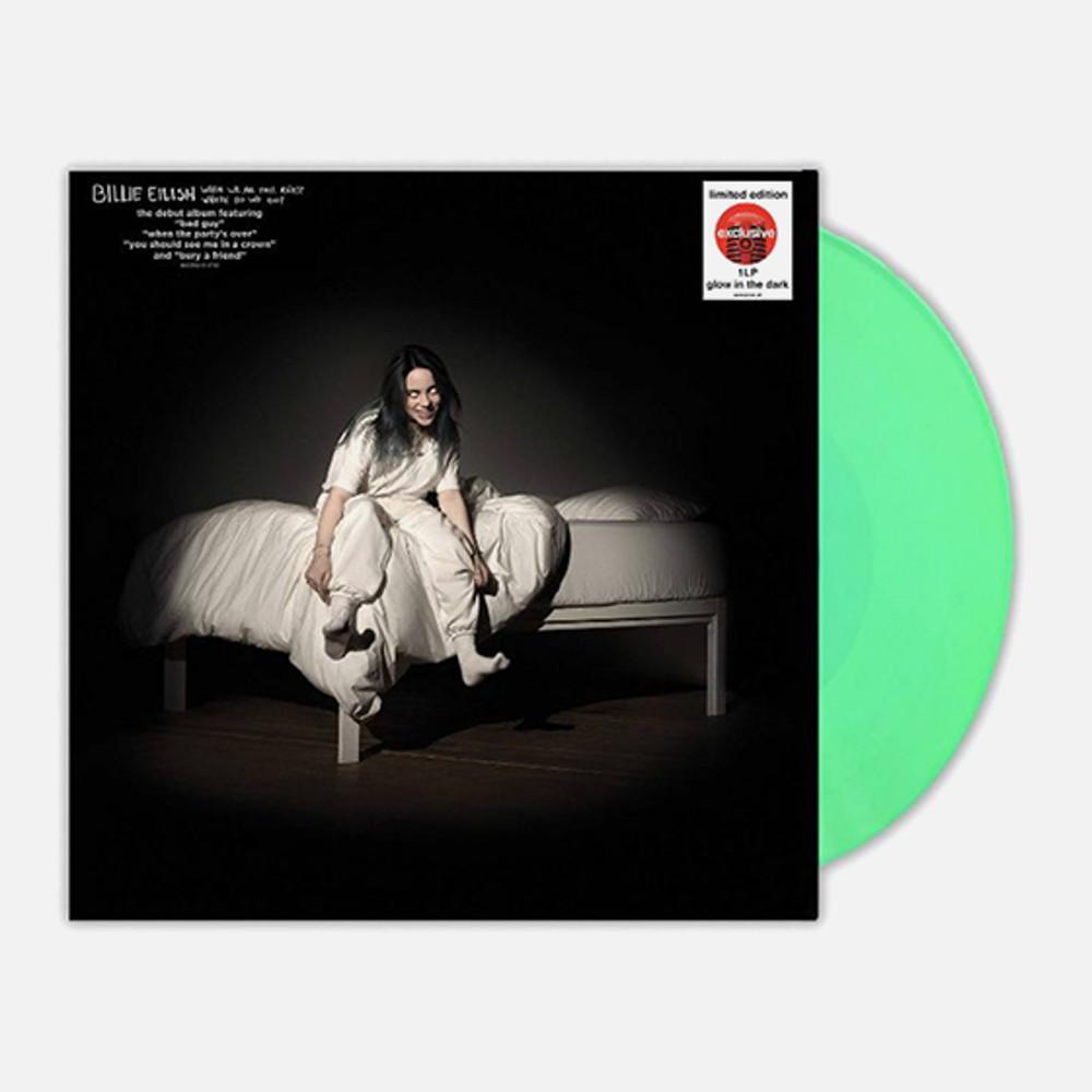 빌리 아일리시 LP WHEN WE ALL FALL ASLEEP, WHERE DO WE GO 야광 그린 한정판 엘피판