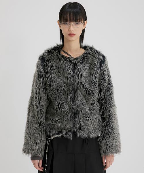 Fur Jacket (FL-046_Black)