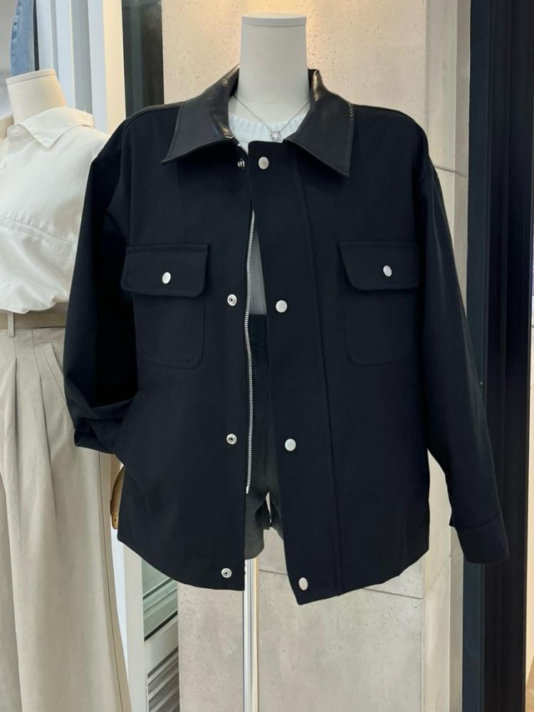 레더 야상 자켓