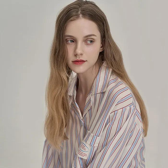 레트로 긴팔 잠옷 세트(UNI)_H003