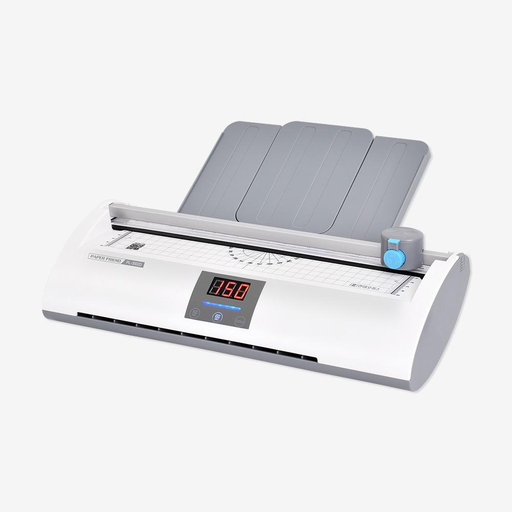 [코팅기+재단기]  A4 코팅기 PL-3502D / 자동절전 3단계온도조절 용지걸림제거 (코팅지 + 코너라운더 )