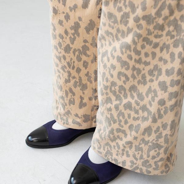 Salvatore Ferragamo Suede Patent Leather Trim Flats