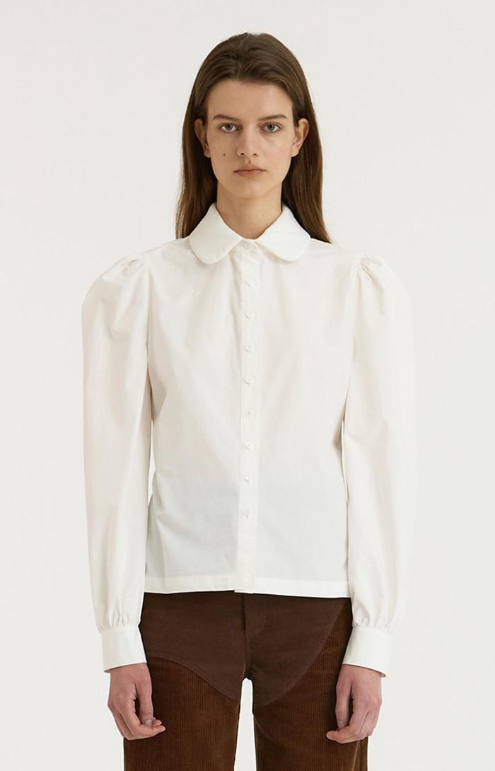 [11/30 예약배송] Padded Collar Blouse