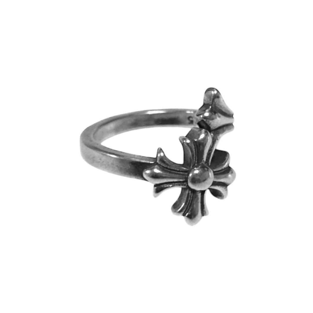 [925 Silver] 언발란스 크로스 오픈링