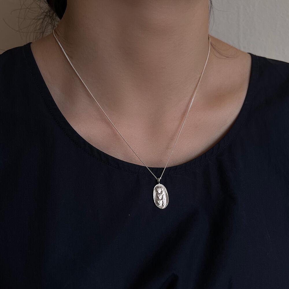 Lily of the valley necklace - oval(은방울꽃 목걸이 - 오벌)