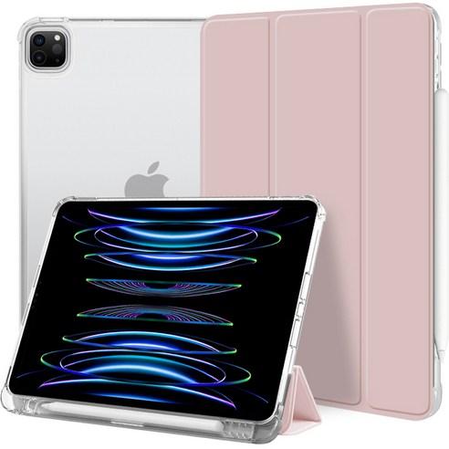제이로드 클리어 펜슬 수납 태블릿 케이스, 아이패드 프로 4/..., 베이비핑크, 1개 - 케이스 | 쿠팡