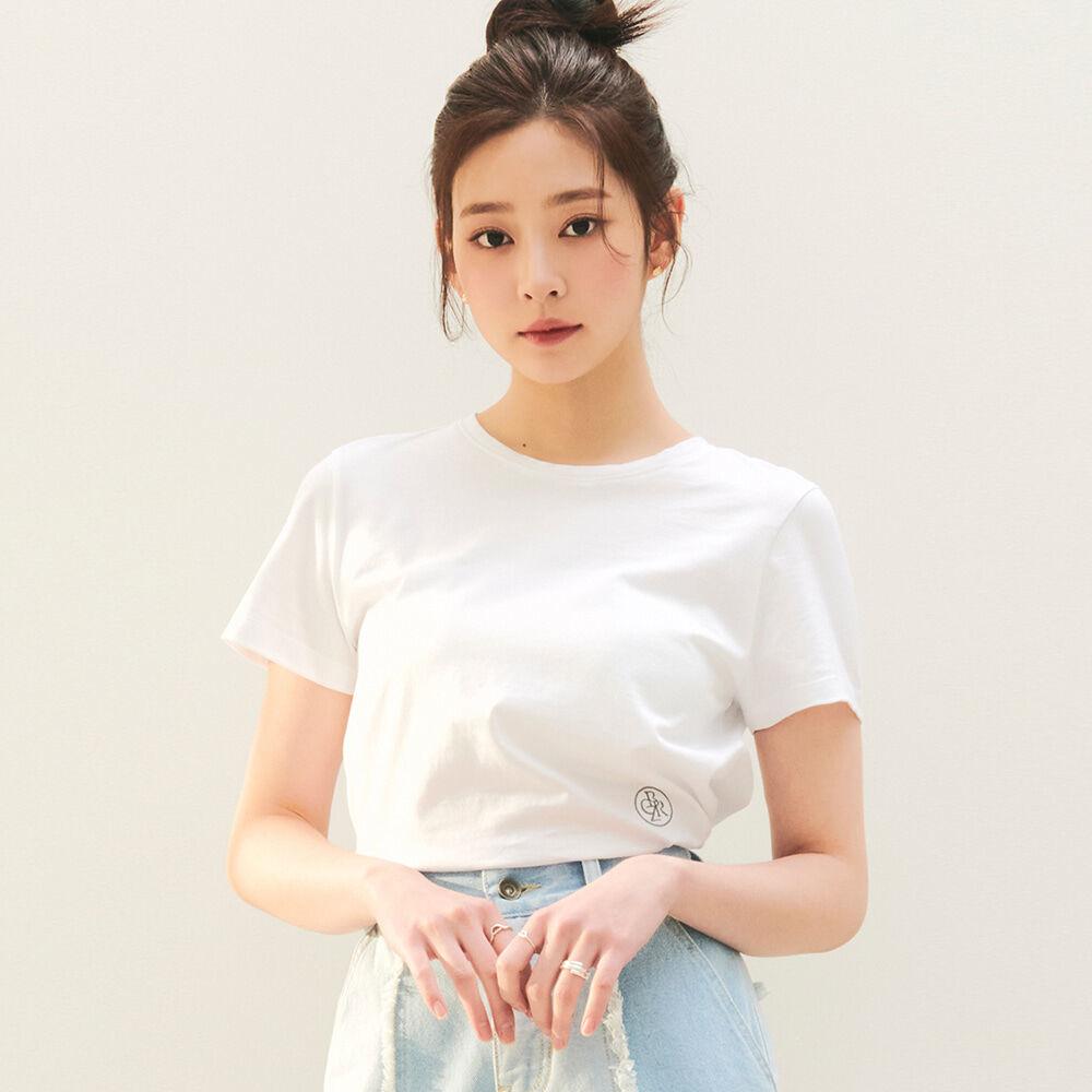 [22SS] 미니 로고 자수 반팔 티셔츠_4color