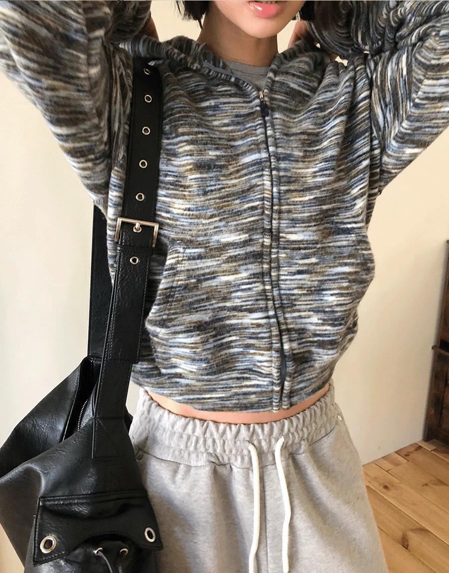 에드 컬러 후드집업 (2color)