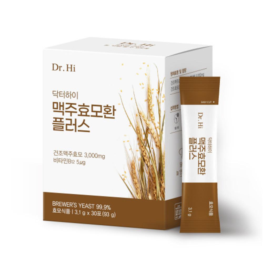 닥터하이 맥주효모 환 플러스 3.1g x 30포 베타글루칸 효능