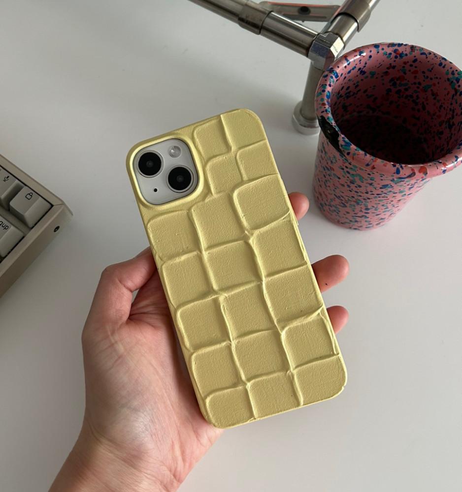 [LSD Objet 폰케이스] 스퀘어, 노랑