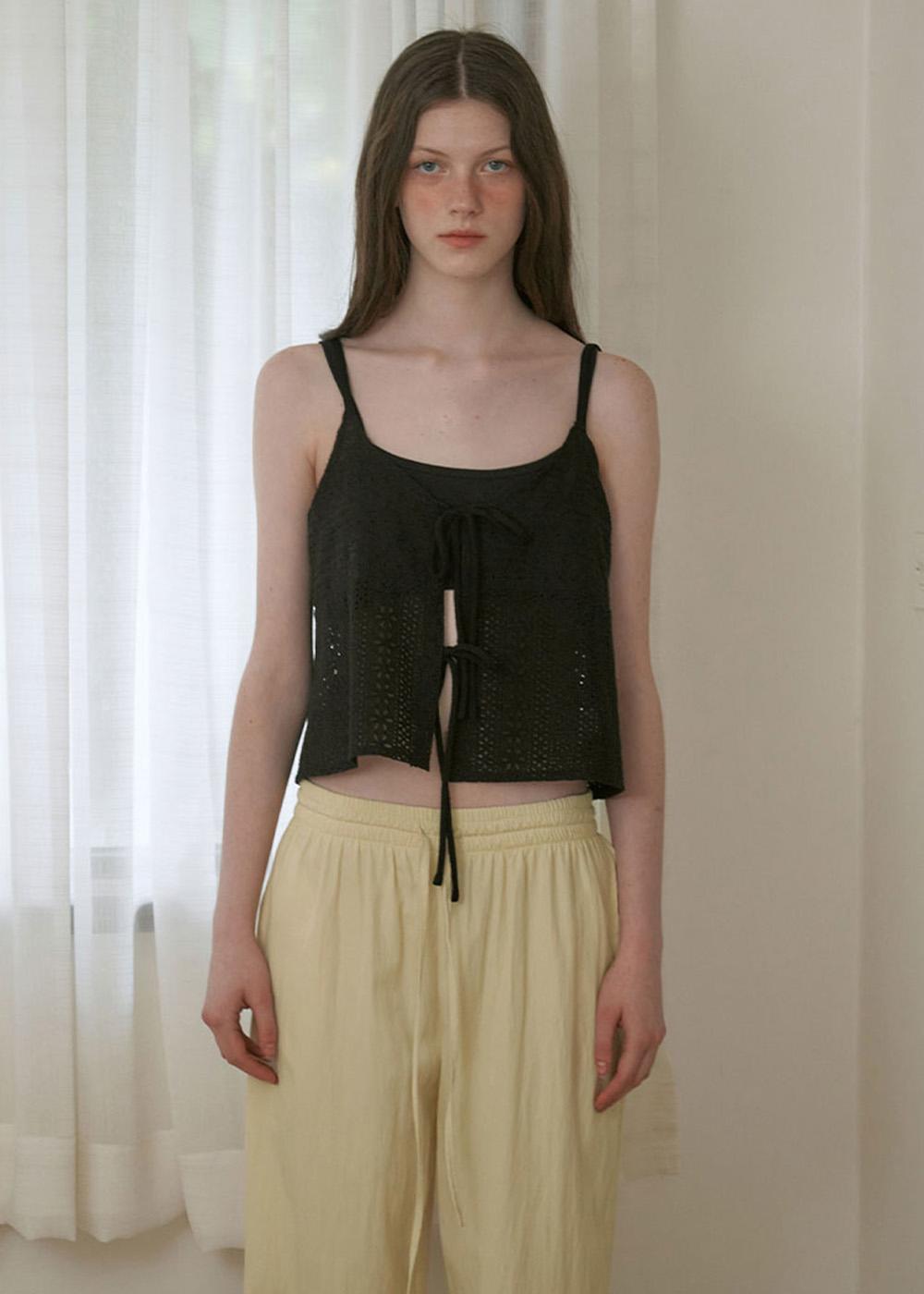 Flower Punching Bustier (Black)