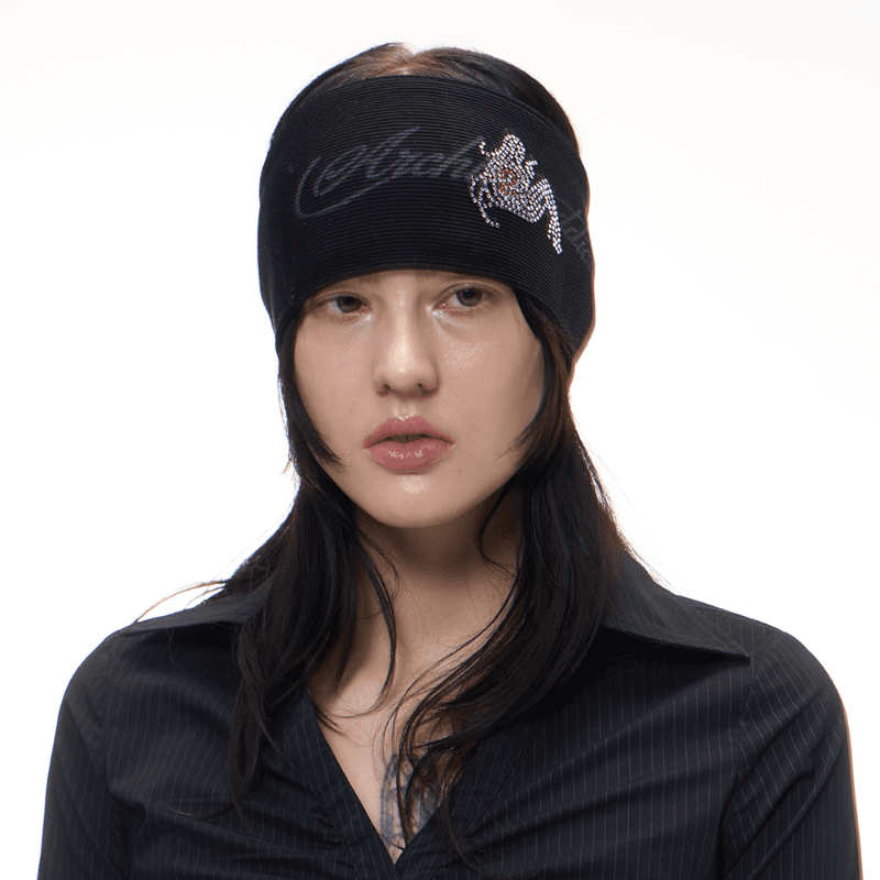ADDICTED HAIR BAND (BLACK)