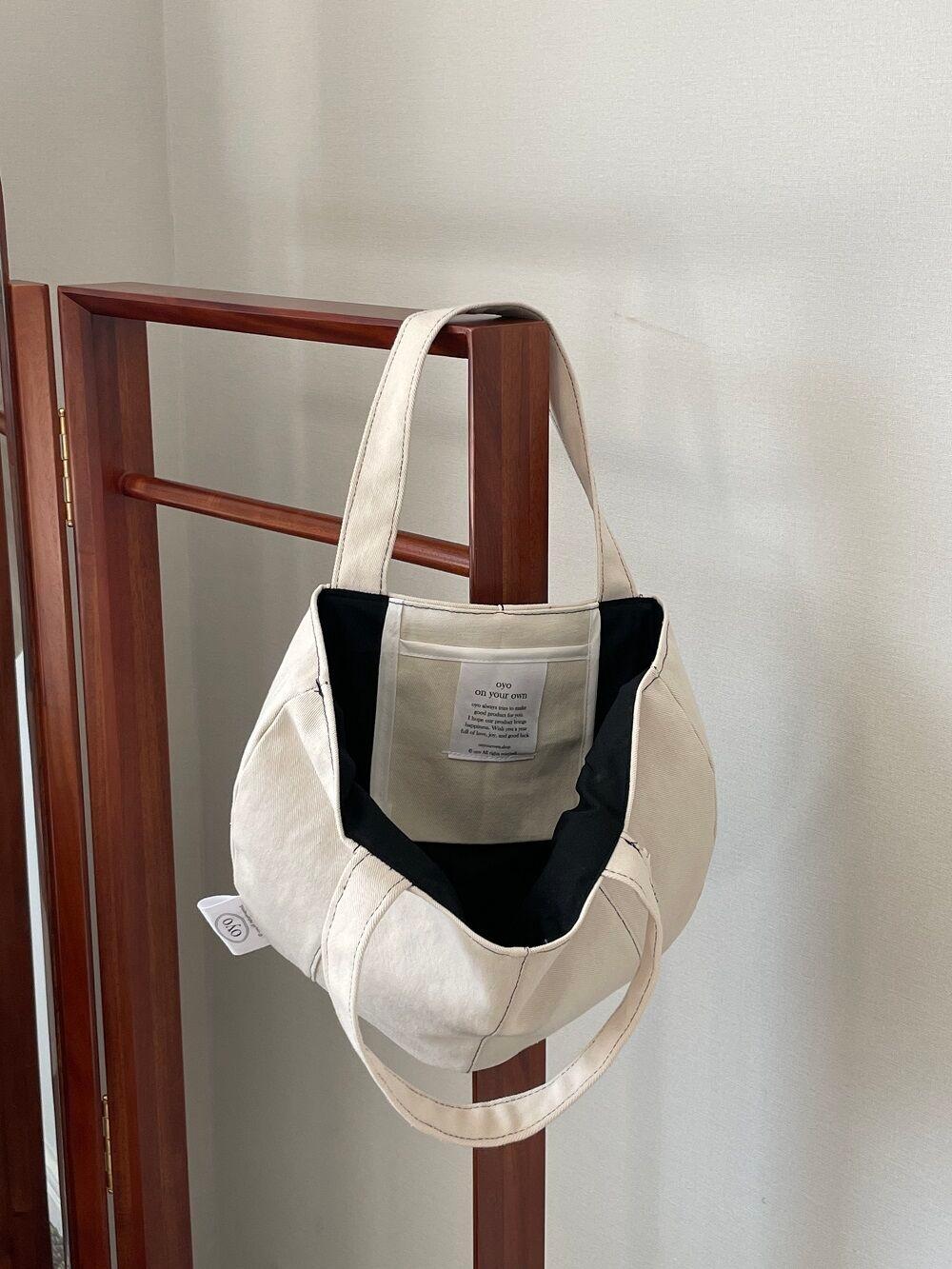 stitch bag- ivory