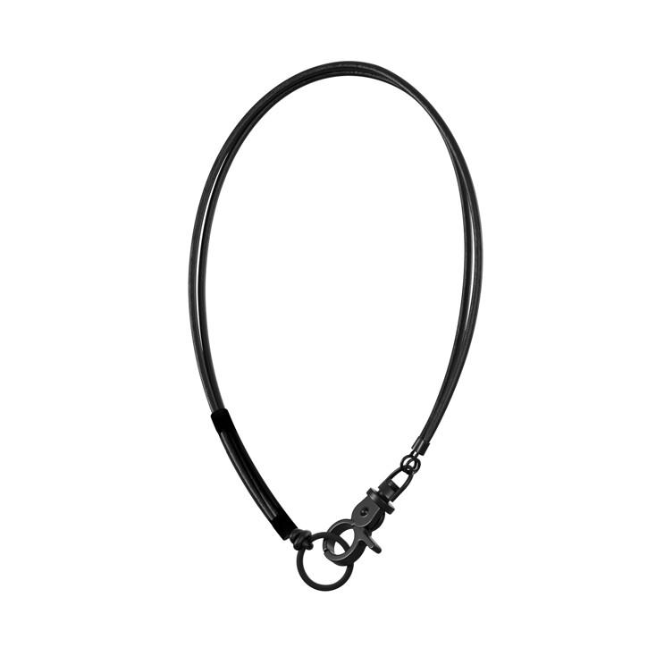 3way Leather Necklace (Black Edition)