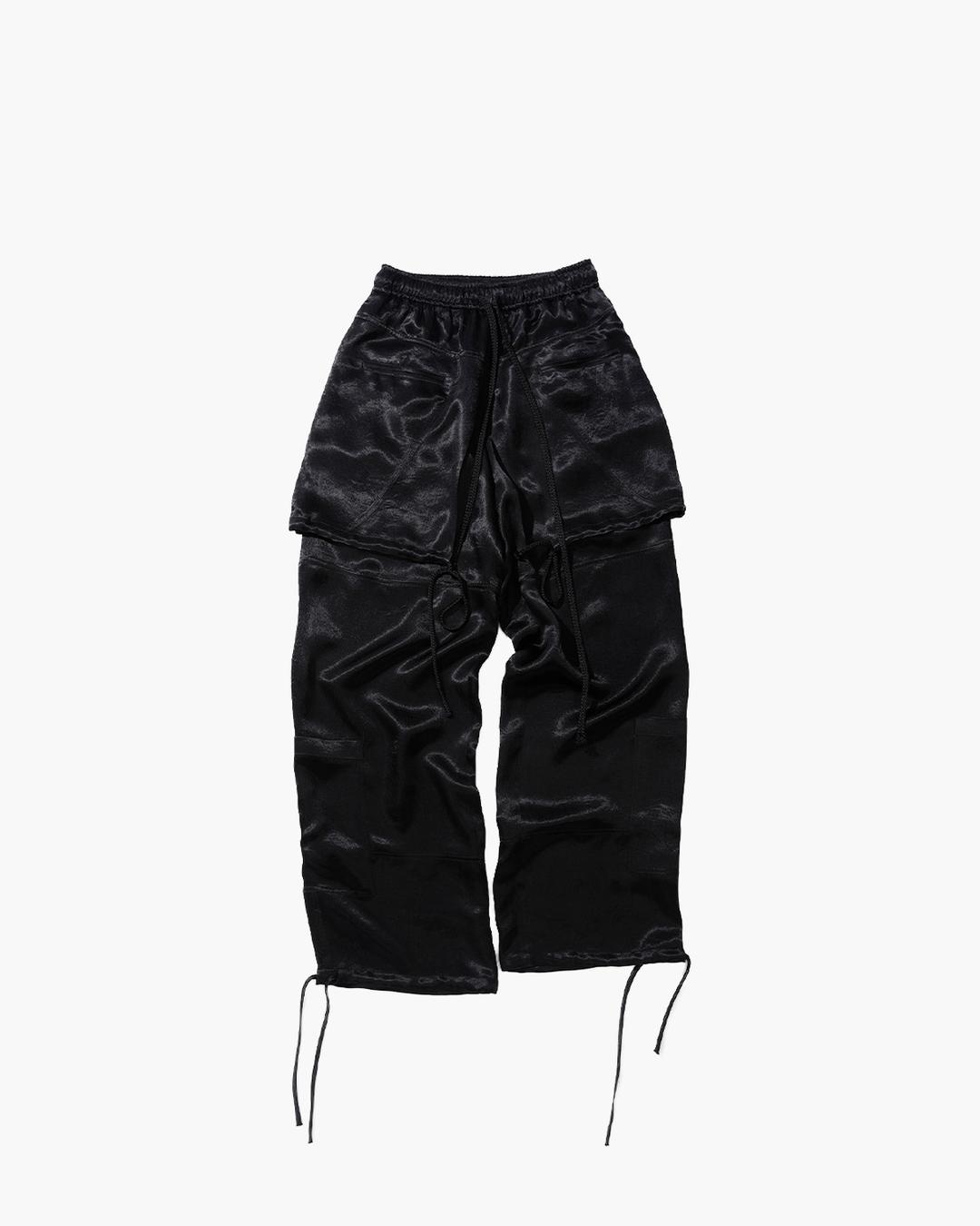 SATIN LAYERED TROUSERS (SILENCE)
