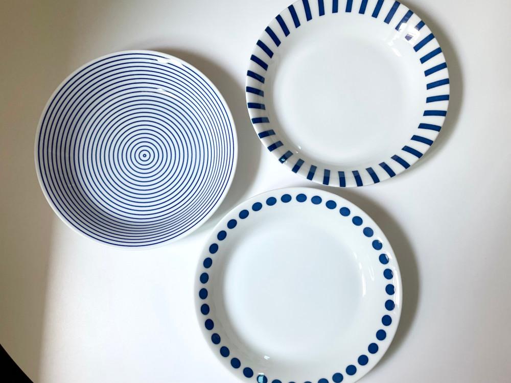 블루마루이 파스타 그릇 접시 볼 3type