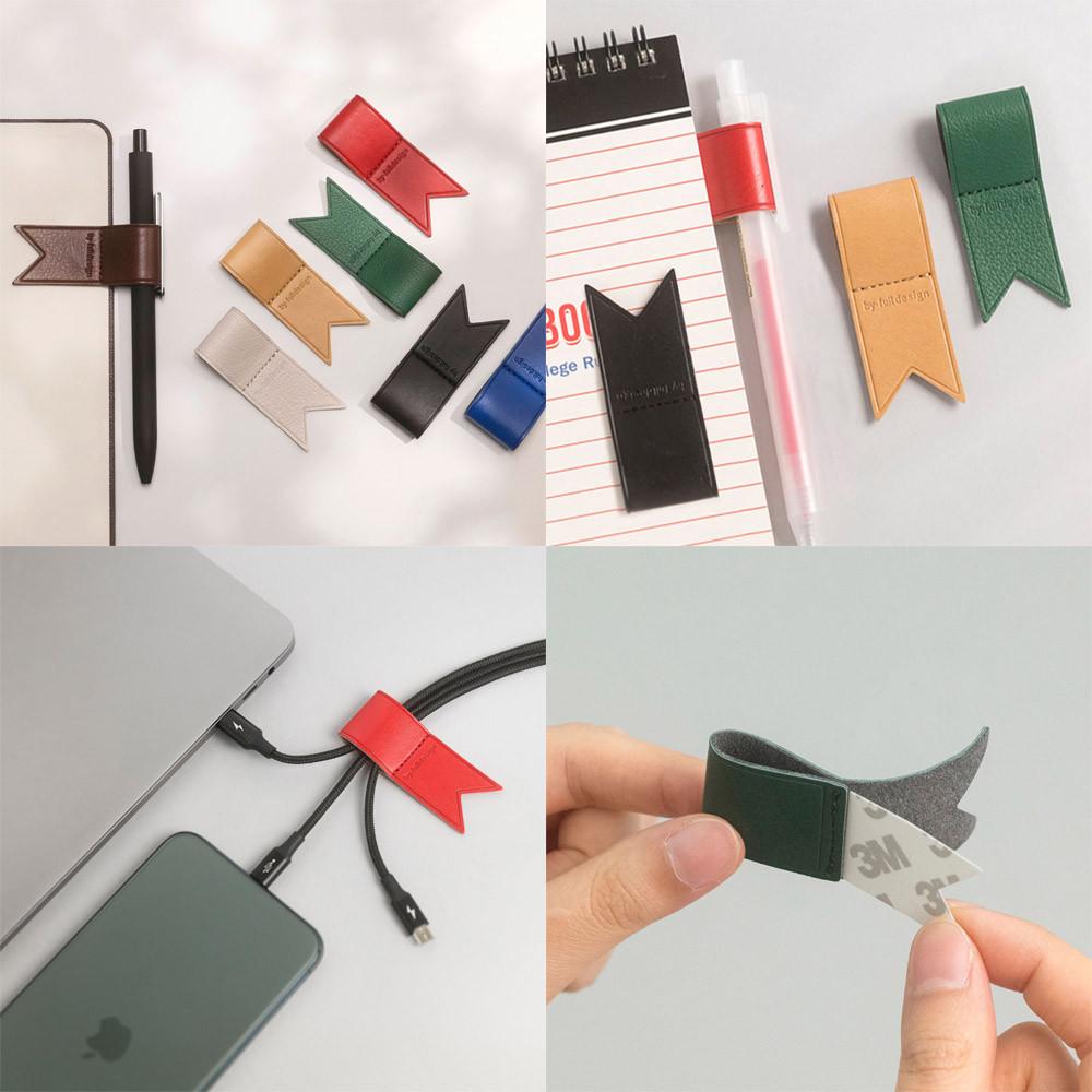 다이어리 펜홀더 펜꽂이 볼펜꽂이 볼펜홀더 이태리 친환경소재