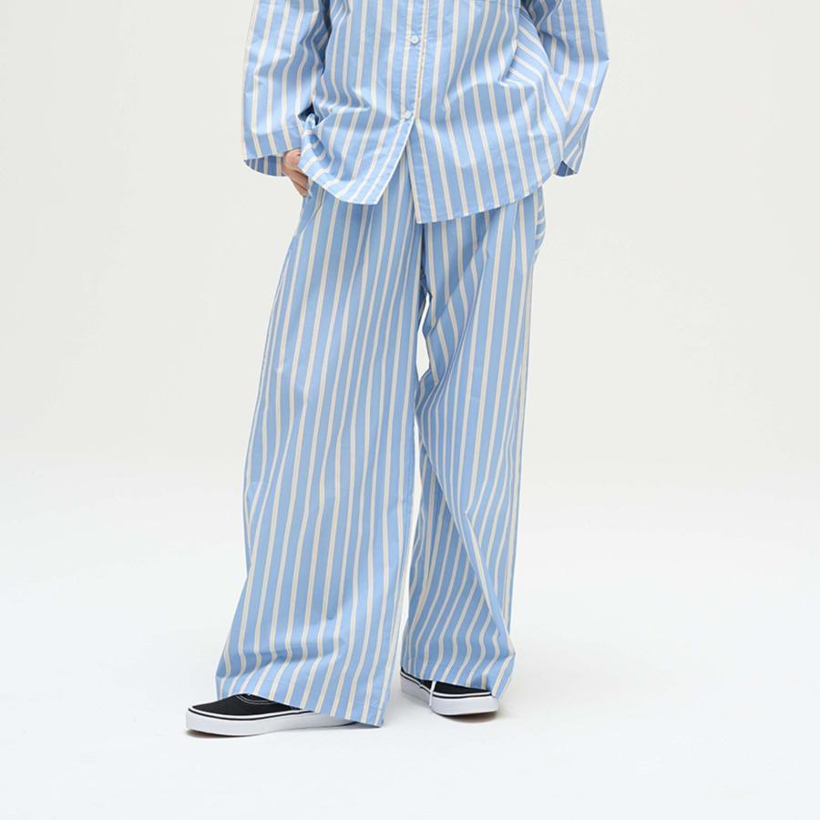 BL107 원마일 팬츠_블루 레이어 스트라이프 2SIZES