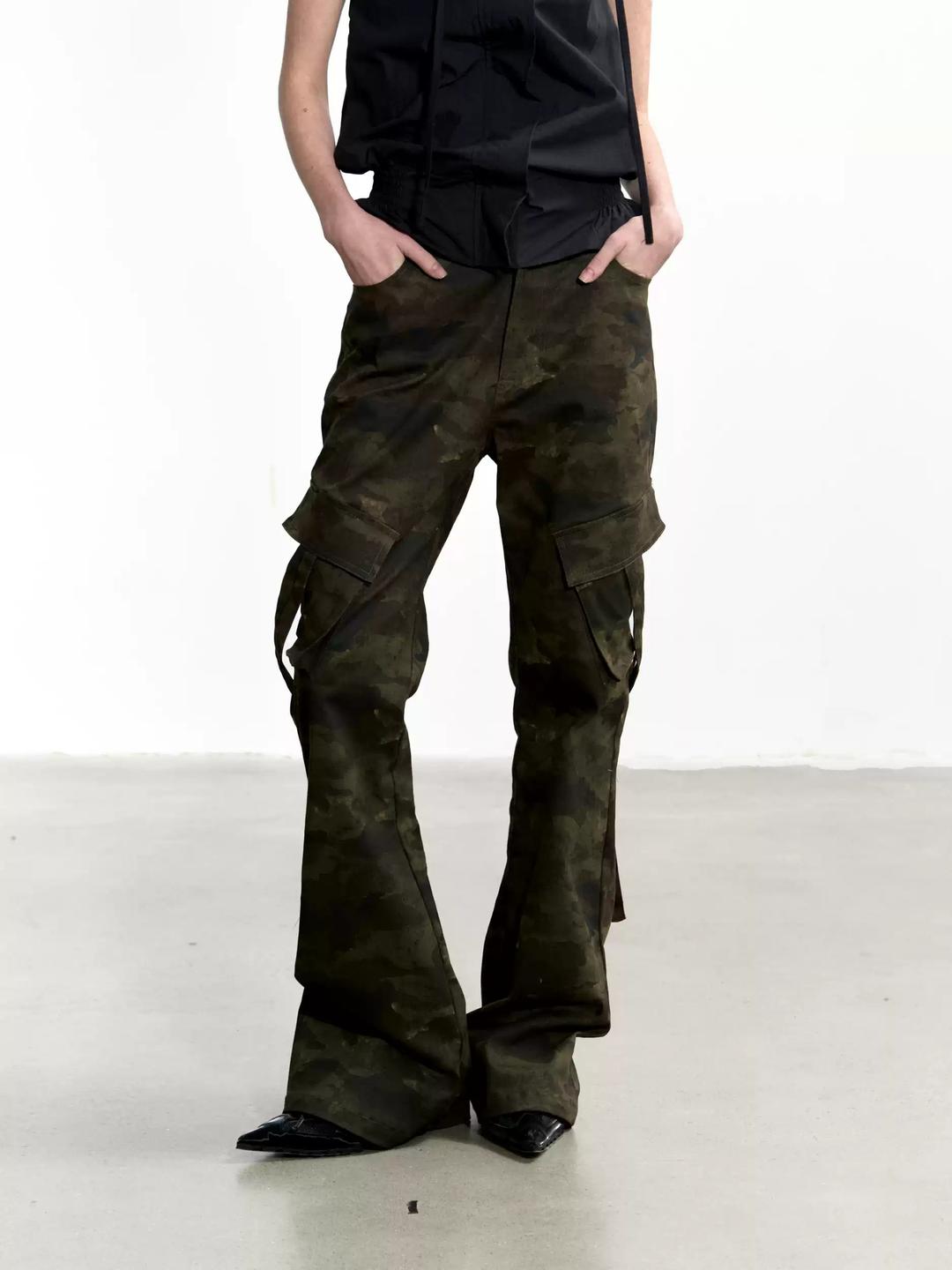 Razorr Camouflage multi-pocket pants