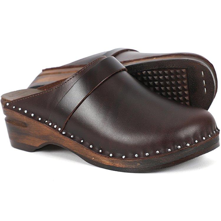 트로앤토프 클로그 슬리퍼 Da Vinci Brown Pull Up - Original (457317-012)