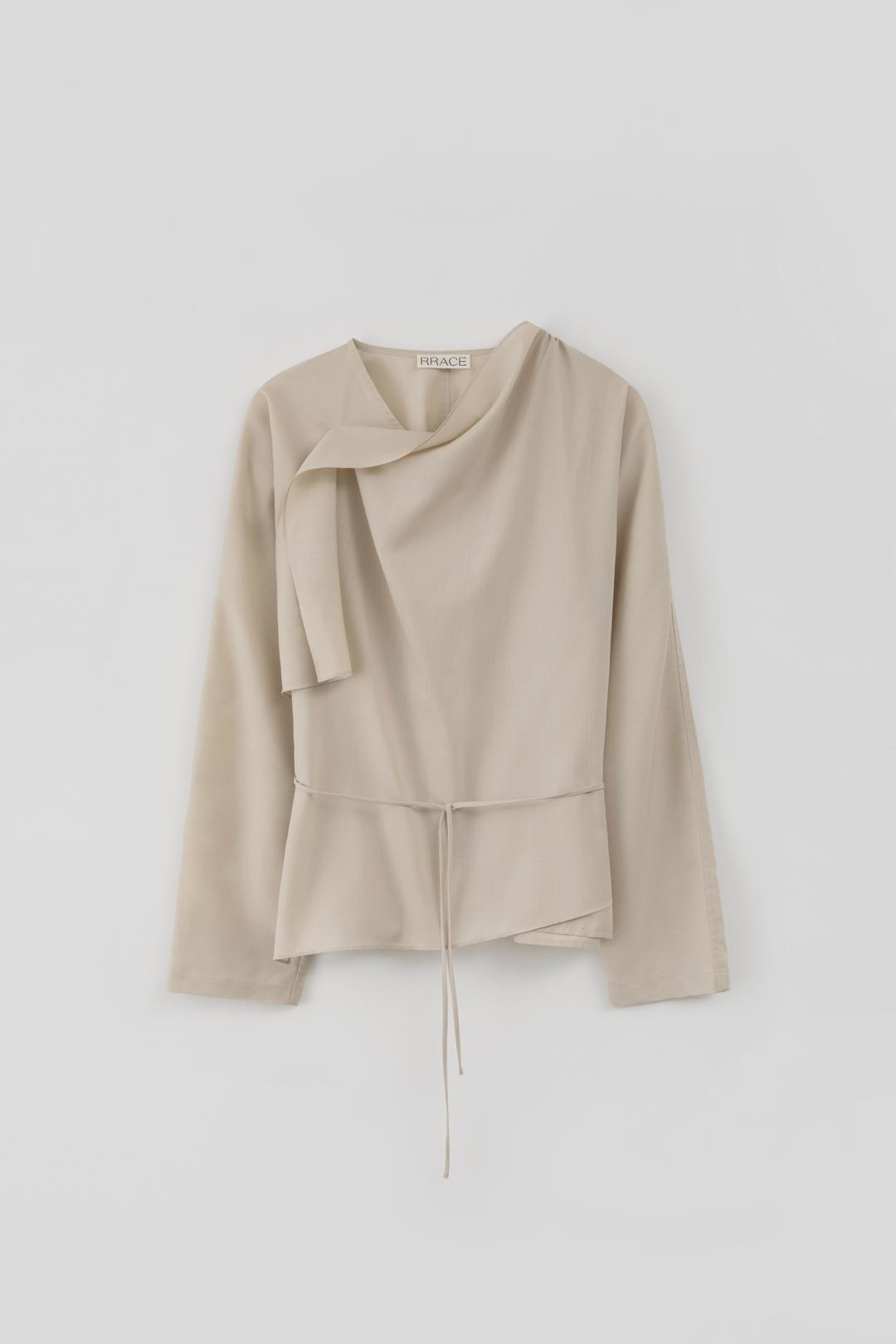 Wave Blouse_Pink Beige