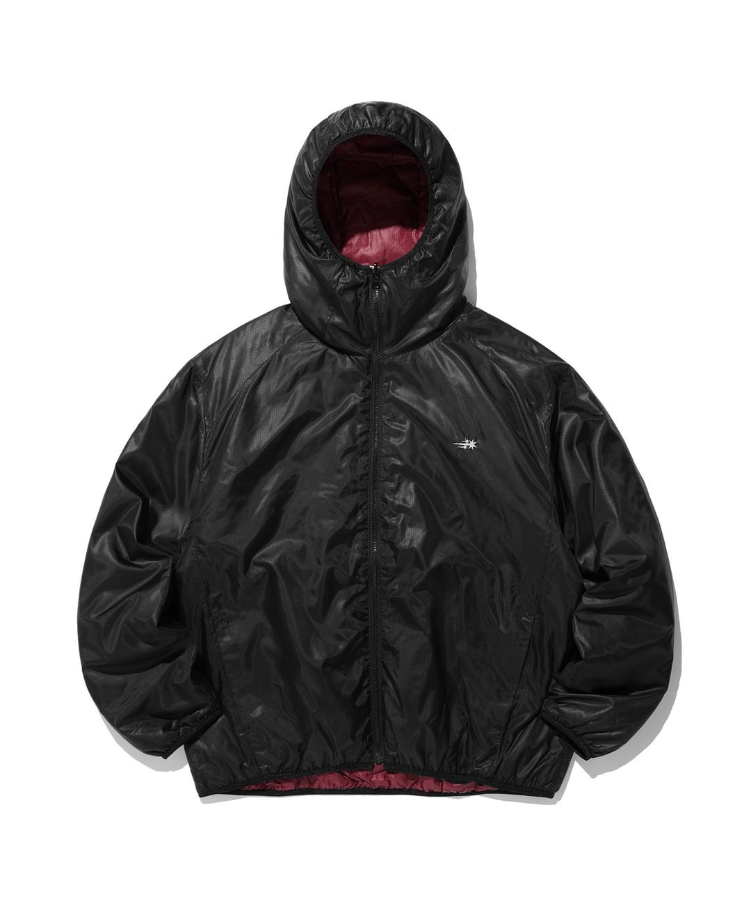 PADDED REVERSIBLE WINDBREAKER[BLACK]