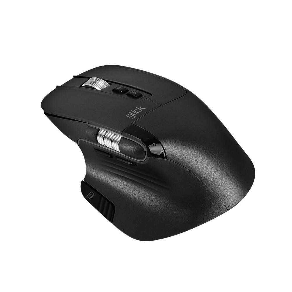 지클릭커 오피스프로 휠마스터 무소음 무선 마우스 딥그레이