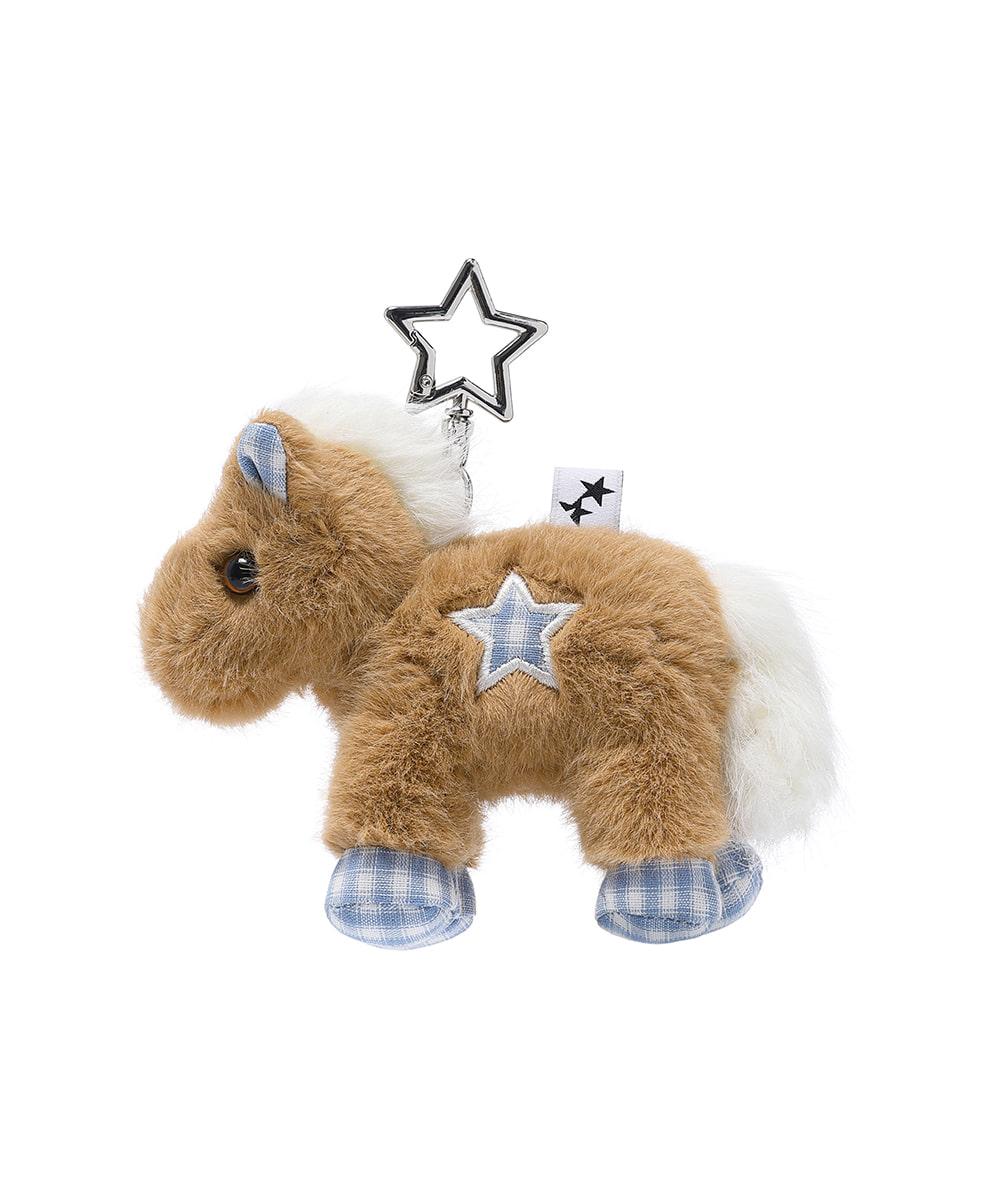 [4월 3일 예약배송] STAR PONY KEYRING[BROWN]