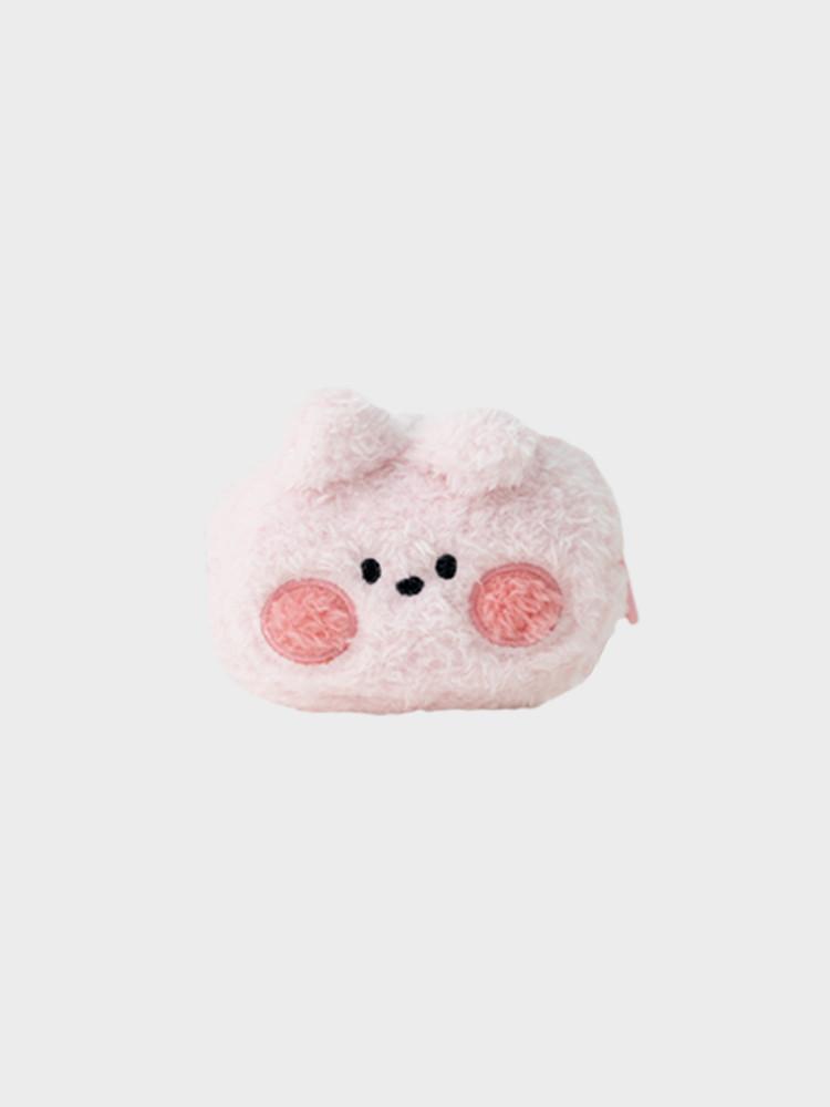 라인프렌즈 BT21 COOKY 미니니 얼굴 인형 파우치
