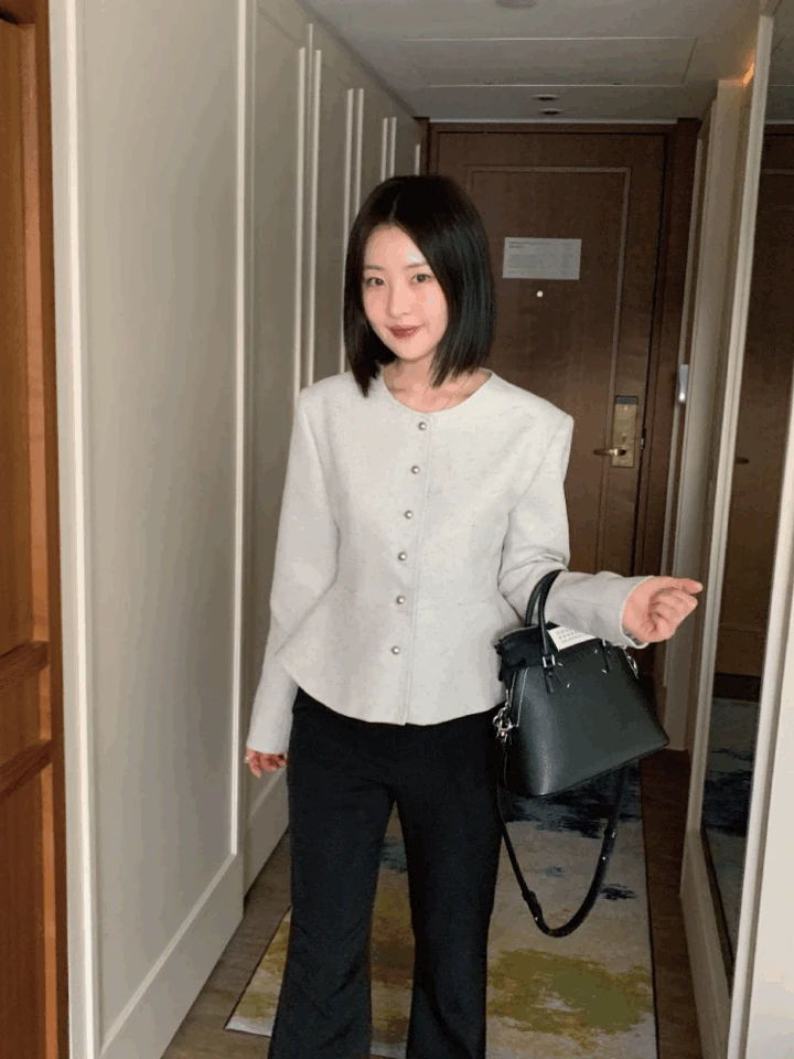 [하객룩/출근룩/데이트룩 추천] 디오 라인 자켓 (gray)