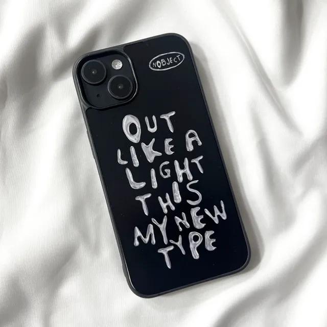 [신상특가]［TPU case］silver font black 커플케이스 아이폰케이스 아이폰13미니 아이폰12미니 아이폰14 아이폰13프로 아이폰14프로