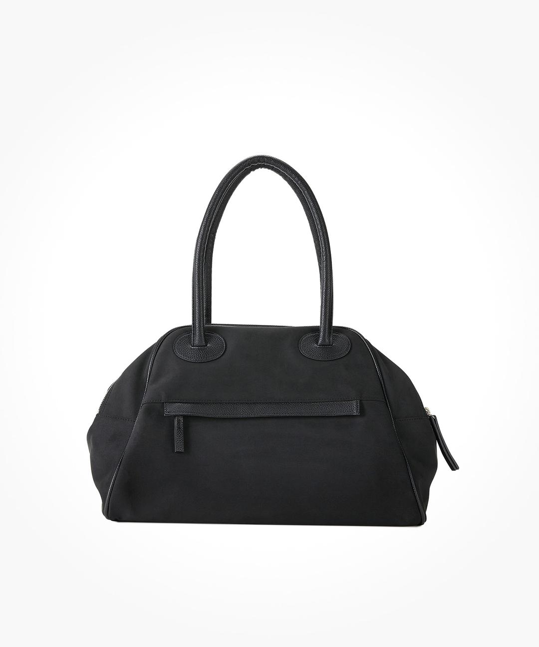 TWO ZIPPER BAG SUEDE ORIGINAL(BLACK PEPPER)