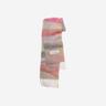 Acne Studios Mohair Check Scarf Fuchsia Lilac Pink