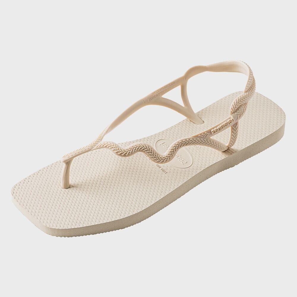 솔레일 스퀘어 쪼리 샌들 Beige