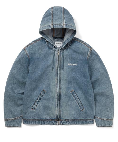 Washed Carpenter Jacket Washed Blue