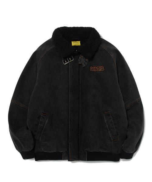 DENIM SHERPA JK (BLACK)