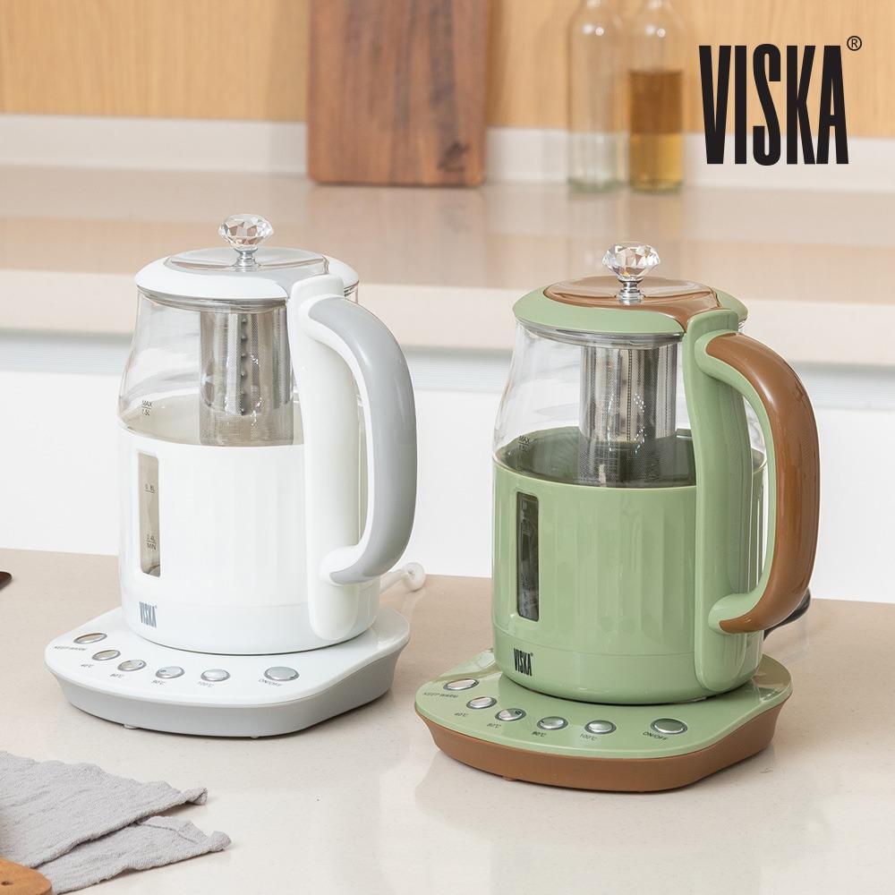 [무료배송] 비스카 1.5L 마이키친 유리 티포트 VK-T207GK