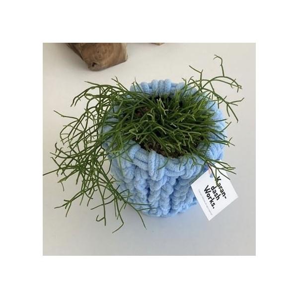 보송보송 바구니 Pluffy basket _ Skyblue