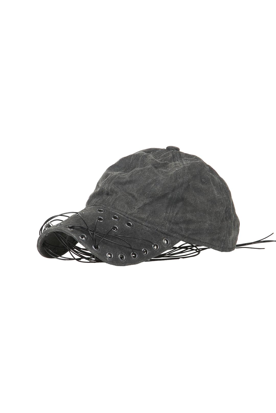 Oilskin String Cap (Dark Grey)