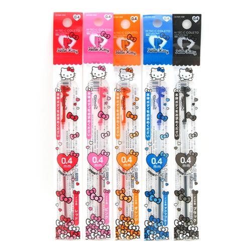 (한정)하이테크씨 콜레토 헬로키티 리필잉크0.4
