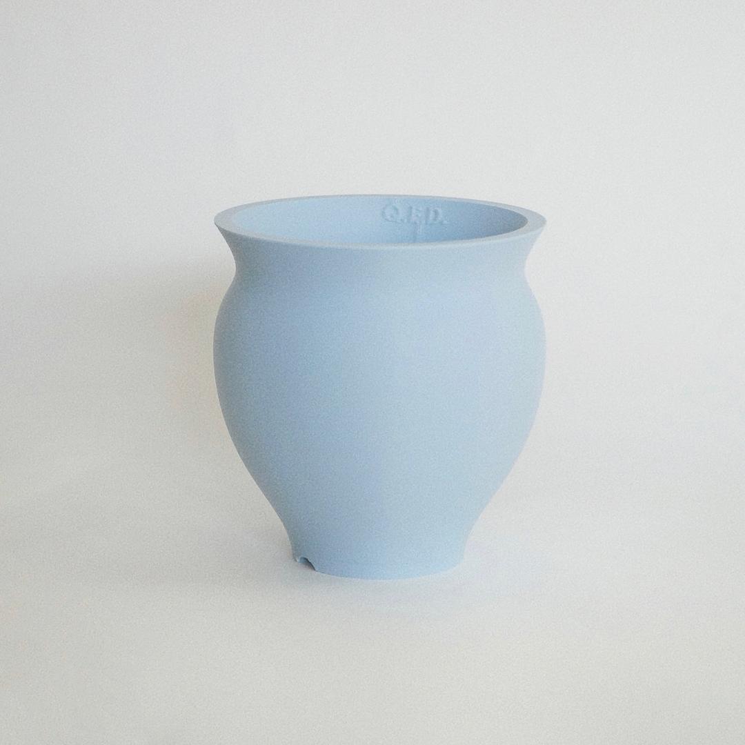 Retusa pot 130 - pale blue
