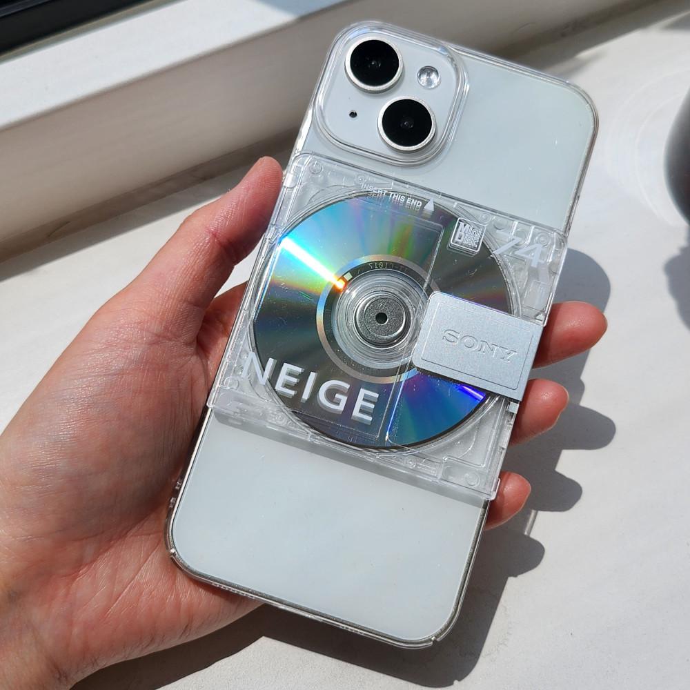 [아이폰15] 레트로 아날로그 CD 폰케이스