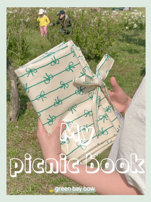 (익일발송) GREEN BAY BOW My picnic book (green 1color)