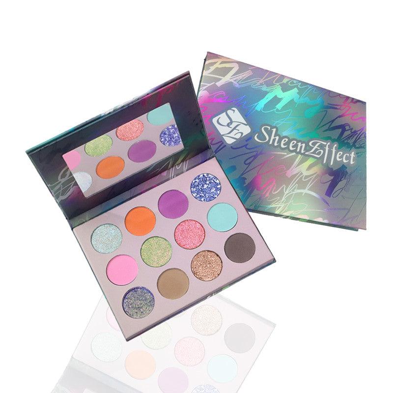 SheenEffect Secret Love Diary 12 Color Chameleon Eyeshadow Palette T3874