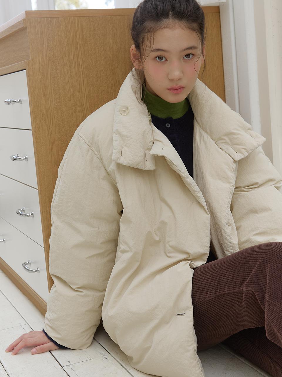 쎄미 BANDING DUCKDOWN JACKET(BE)