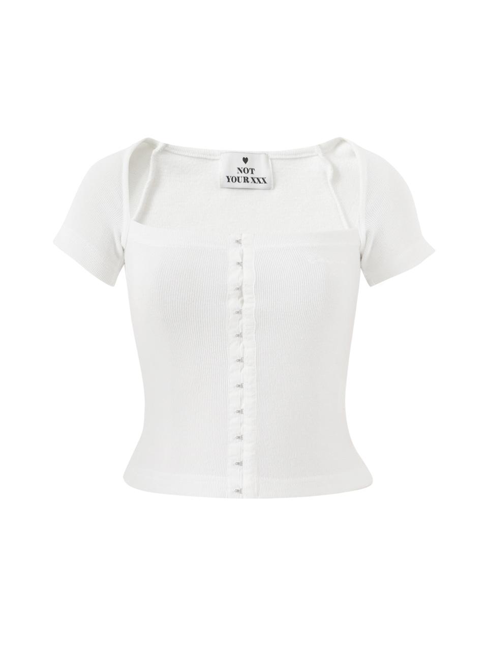 Hook bolero top (white)