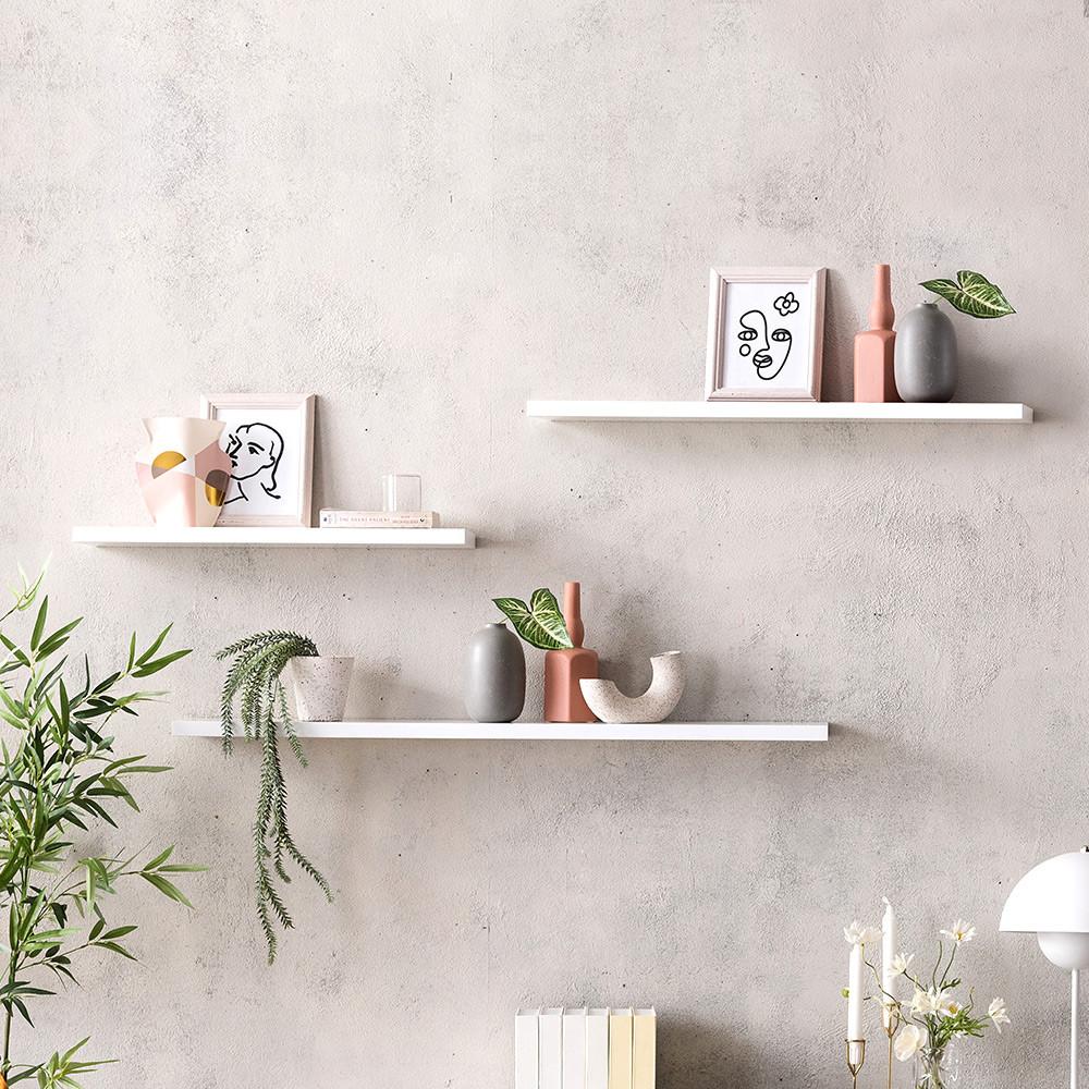 리센트 벽선반 받침대 벽꾸미기 인테리어 무지주선반