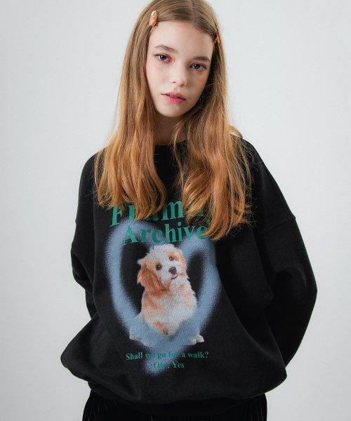 Puppy Sweatshirts Black