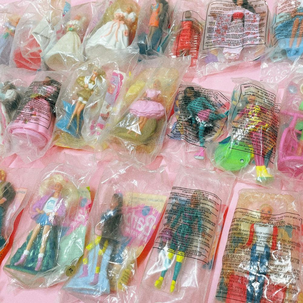 [재입고] 빈티지 해피밀 바비 모음전 맥도날드 90년대 피규어 미개봉 장난감 ( 바비.켄. 스테이시. 캘리 )