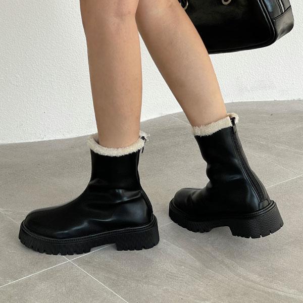 데리브퍼앵클부츠(4cm)